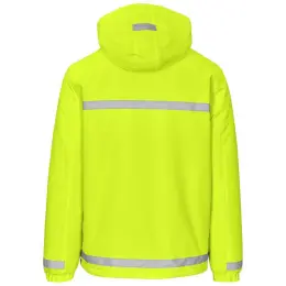 Defender Hi-Viz Jacket Yellow Back